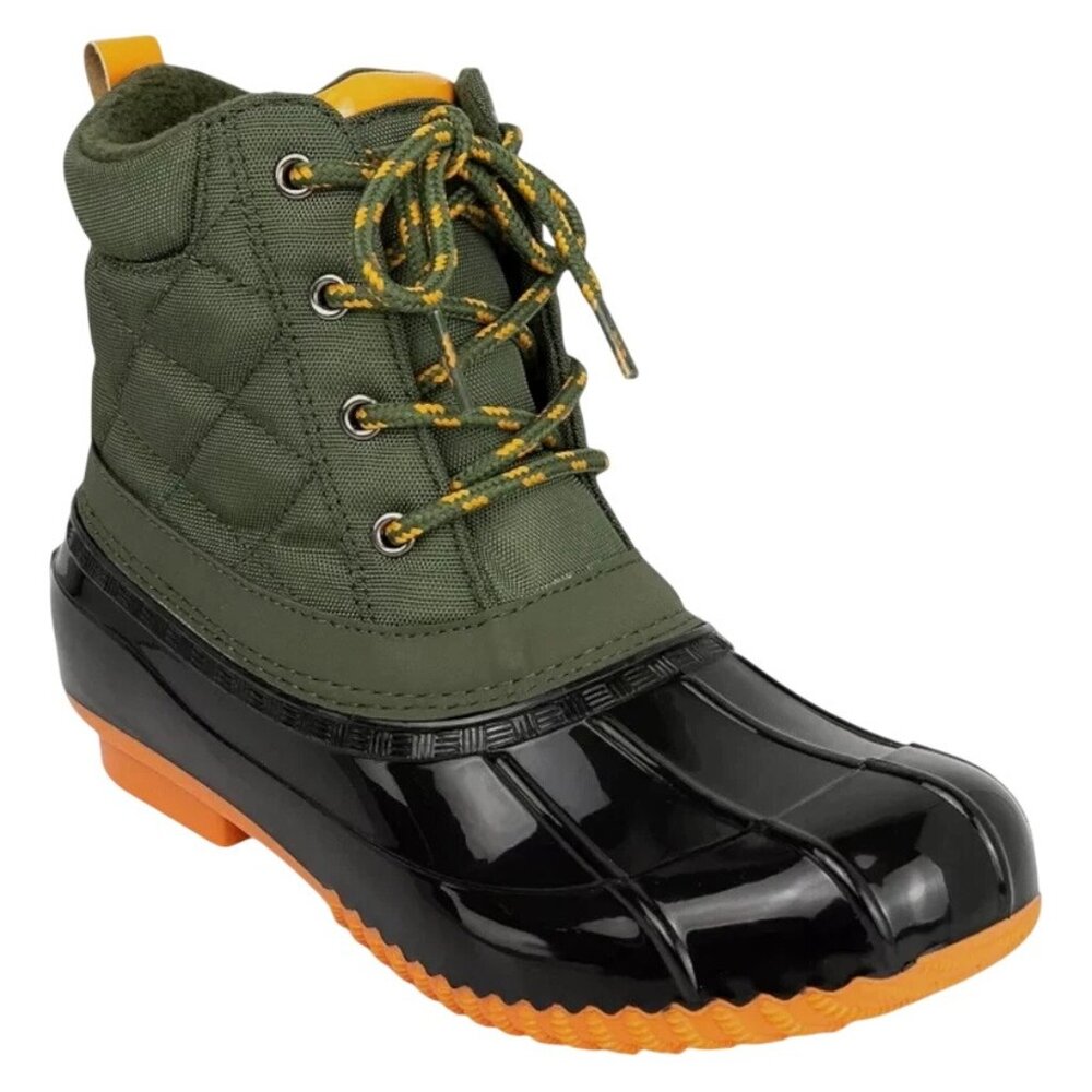 Sugar Womens Lace-up Quilted Rain Boots